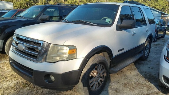 2007 Ford Expedition Multipurpose Vehicle (MPV), VIN # 1FMFU15537LA43454