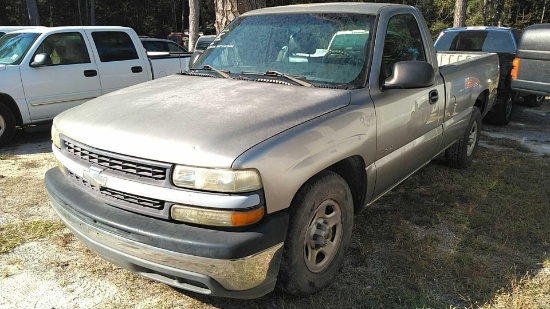 2002 Chevrolet Silverado Pickup Truck, VIN # 1GCEC14W22Z234852