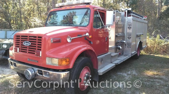 2000 International 4900 Fire Truck, VIN # 1HTSDADR6YH262150