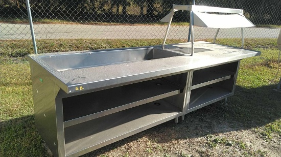 Duke 8' 7" (103") Coldwell Serving Table (Seller: STP School Board)