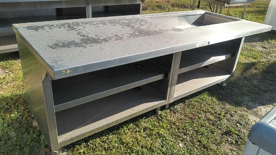 Duke 7' 5" (89") Duke Coldwell Serving Table (Seller: STP School Board)