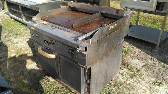 Gas Flat Grill Griddle Top, No ID Tag