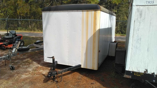 1995 Wells Cargo TW101-V / 2-Place MC122-7 TE Trailer, VIN # 1WC200E13S2028339