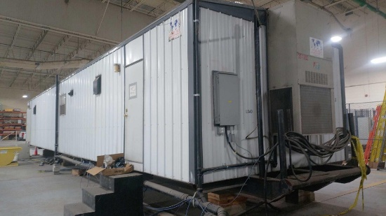 Ameri-Tech Skid-Mounted Bunk House Approximately 56-Ft, with Stairs, SN: 30-1092, Asset 81242, HVAC