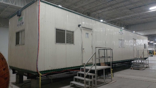 Williams Scotsman Office Trailer Approximately 60-Ft, with Stairs, SN: WP-01594, Asset 81290, HVAC