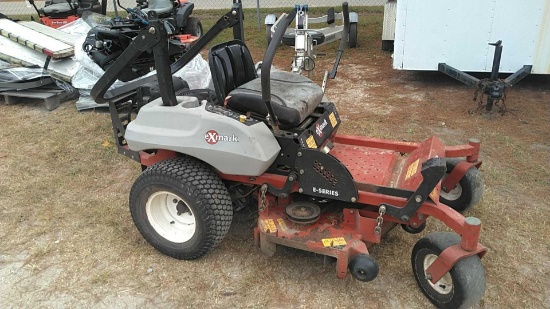 Ex-Mark Pioneer E-Series Zero Turn Mower, Runs, 681 Hours (Belt Keeps Coming Off)