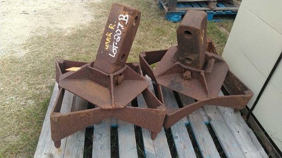 Lot on Pallet of Spyder Excavator Claw Attachments