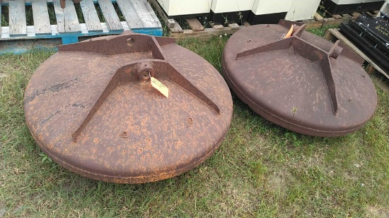 Lot of 2 Spyder Excavator Pontoon Attachments