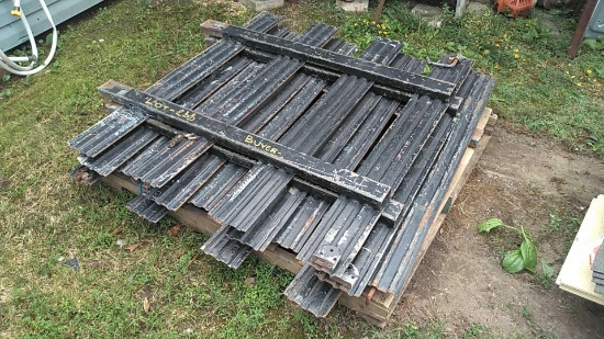 Lot on Pallet of 4 Flatbed Side Gates