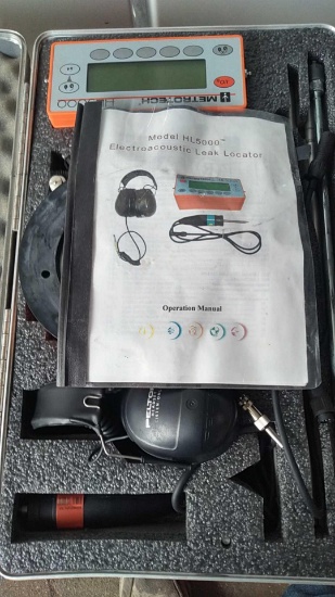 Metrotech HL5000 Electroacoustic Leak Detector (Seller: City of Covington)