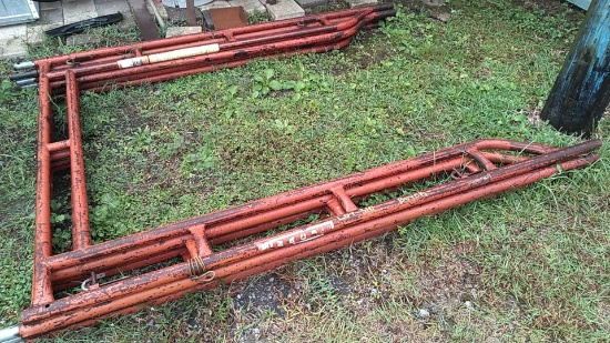Lot of 2 Sets of Scaffolding (Missing Side Braces)