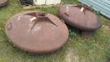 Lot of 2 Spyder Excavator Pontoon Attachments