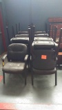Lot of 15 Black Desk Chairs
