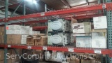 Lot on Pallet Rack of Approximately 26 Boxes of Concord Flush Mount Light Fixtures, Air King Bath
