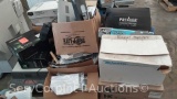 Lot on Pallet of Various Toner, Tripp-Lite Battery Back Ups, Teleste DVX007, Monitor, PC/Server