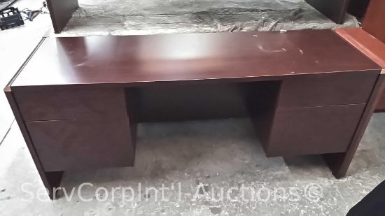 64" 4-Drawer Desk (Seller: STP Sheriff)
