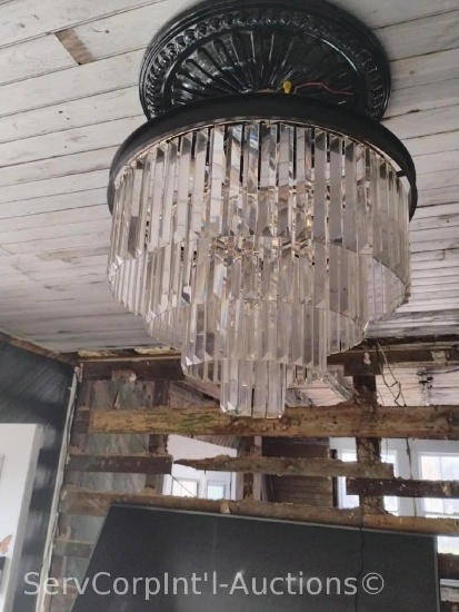 Crystal Drape LED Chandelier