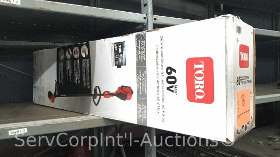Toro 60-Volt Cordless String Trimmer in Box