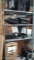Lot on 4 Shelves of (2) Amplifiers, Optiplex 5050, 3070 & 7070 Towers, Dell Precision T3500, RX550