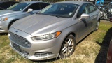 2014 Ford Fusion Passenger Car, VIN # 1FA6P0HD6E5400271
