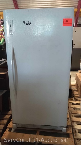 Lot on Pallet of Frigidaire Stand Up Freezer (asset 13991) (Located at 1610 Rev. Richard Wilson Dr,