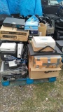 Lot of Dell ATG Laptop Zenith TV/VCR Combo, Telex Antennae Receiver, Navco VCR, JVC VCR, Vizio TV,