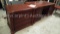 Lot of Wood Desk with Lateral 2-Drawer Filing Cabinet (Location: 620 N. Tyler Street, Covington,