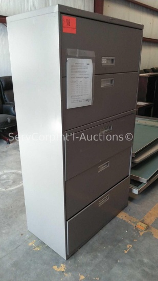 Lateral 5-Drawer Filing Cabinet (Location: 620 N. Tyler Street, Covington, Louisiana)
