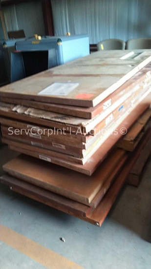 Lot of 16 Brown School Doors (Location: 620 N. Tyler Street, Covington, Louisiana)