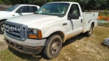 2006 Ford F-250 Service Body Truck, VIN # 1FTNF20566EA68665