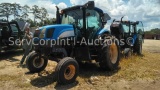 2008 New Holland T6020 Tractor SN: Z8BD09121, Does not run, Can't get hours, Bad transmission and