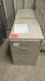 Lot of 2 Tan Letter File Cabinets (Location: 620 N. Tyler Street, Covington, Louisiana)