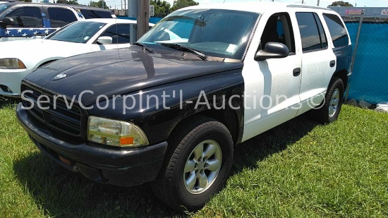 2003 Dodge Durango Multipurpose Vehicle (MPV), VIN # 1D4HR38N83F570276