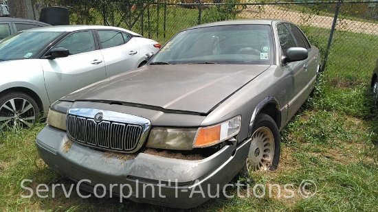 2001 Mercury Grand Marquis Passenger Car, VIN # 2MEFM75WX1X713459 Salvage