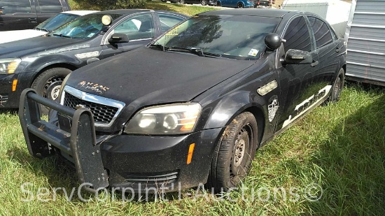 2012 Chevrolet Caprice Passenger Car, VIN # 6G1MK5U2XCL633687