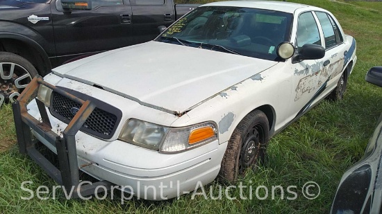 2009 Ford Crown Victoria Passenger Car, VIN # 2FAHP71V39X128805 No Key