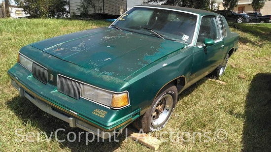 1987 Oldsmobile Cutlass Supreme Brougham Passenger Car, VIN # 1G3GM11Y2HP302633