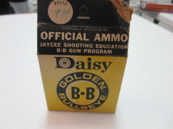 A-12 OLD bos of Daisey Golden Bullseye BB's. Feals likes its full or mostly full box.