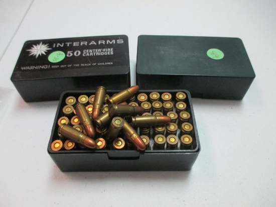 A-35 160 .30mm Mauser rounds. 3 full boxes and a bag. Interarms 86 Gr FMJ's