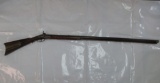 jr-33 RARE 1800's 50 Cal black powder rifle. This is and early long barrel rifle. There are no marki