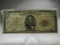 jr-30 1929 Kansas City $5 Brown seal note Fine condition