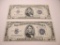 jr-6 2x 1934-C Consecutive serial numbered Choice Crisp UNC $5 Silver Certificates