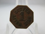 t-128 1800's German Notgeld Token