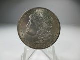 jr-232 AU 1890-S Morgan Silver Dollar