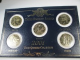 jr-53 2001 Gold Plate State Quarters Set