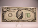 jr-78 1934-A  $10 Light Green Seal legal tender note. XF Condition