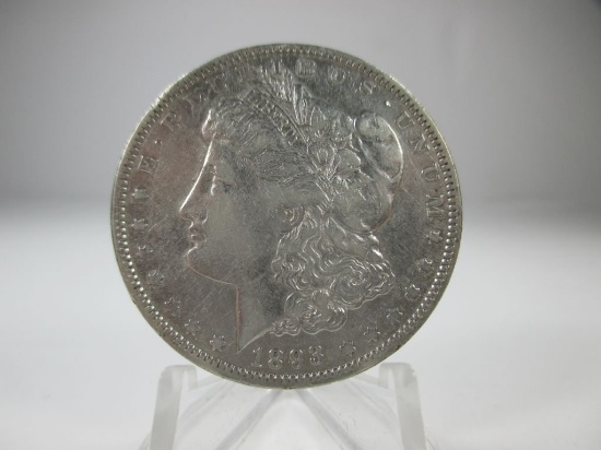 jr-19 VF 1893-P Morgan Silver Dollar. KEY DATE