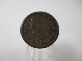 h-100 1847 US Copper Large Cent