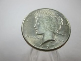 jr-213 1927-P Gem BU Peace Silver Dollar. Better Date