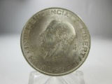 jr-268 1955 BU Mexico Silver 5 Peso